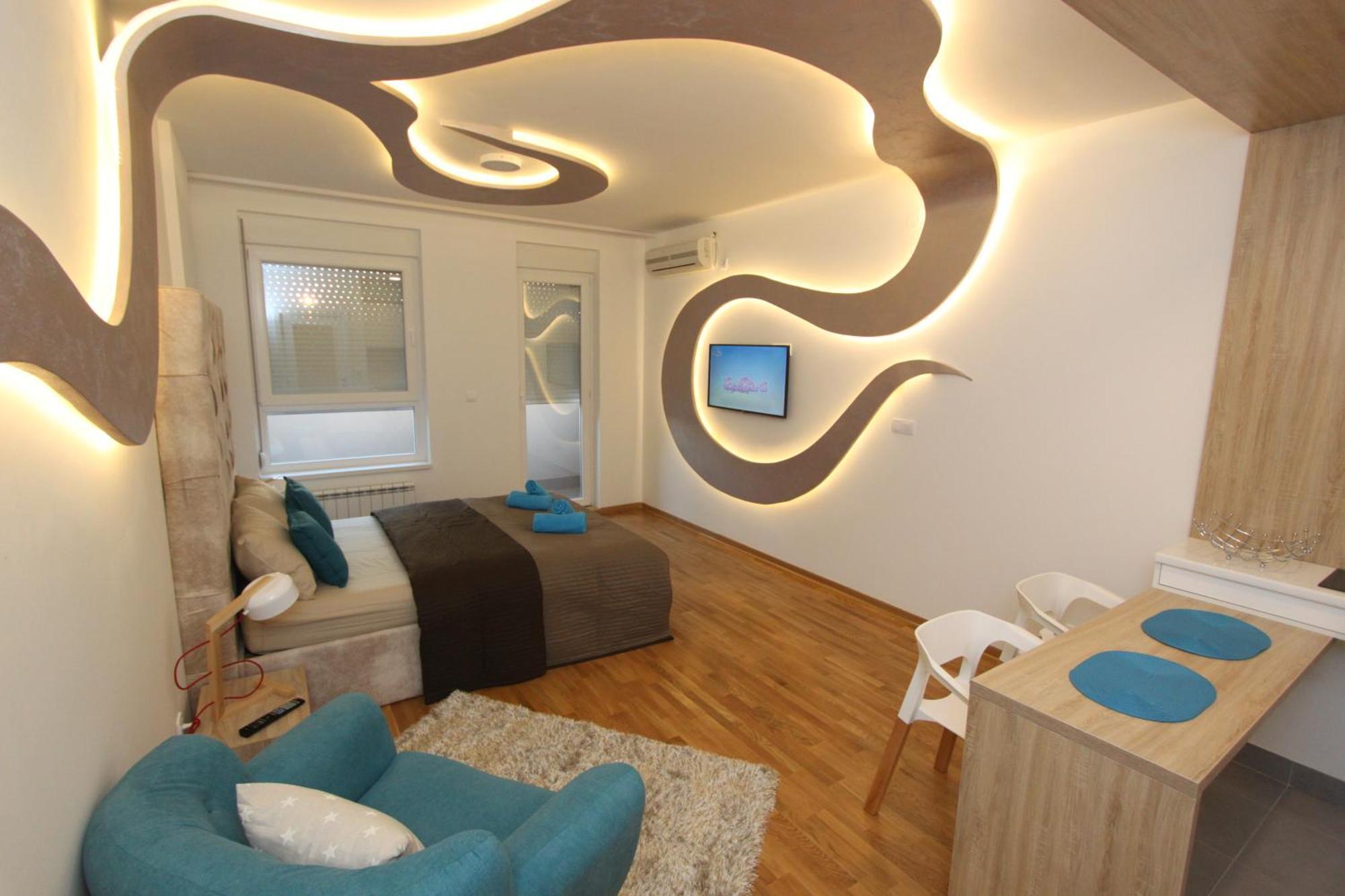 Riviera New Belgrade Apartment, Parking 5 Eur Per Day Kültér fotó
