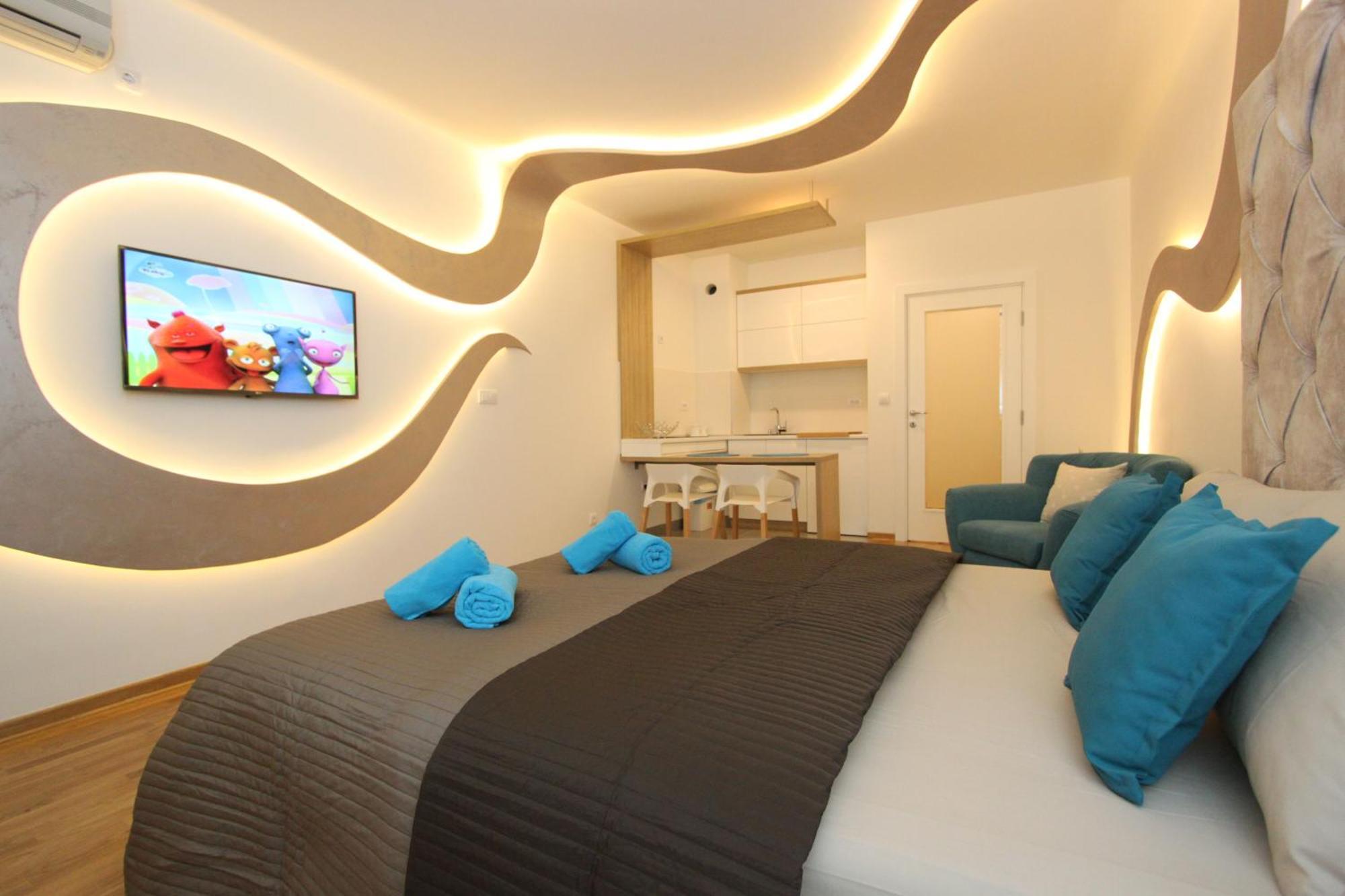 Riviera New Belgrade Apartment, Parking 5 Eur Per Day Kültér fotó