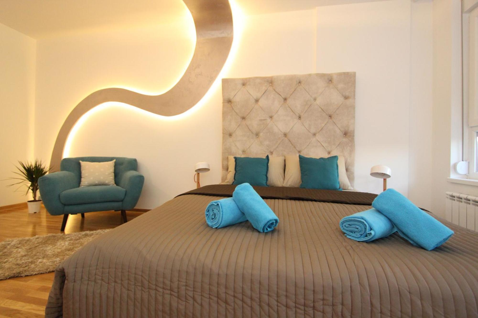Riviera New Belgrade Apartment, Parking 5 Eur Per Day Kültér fotó