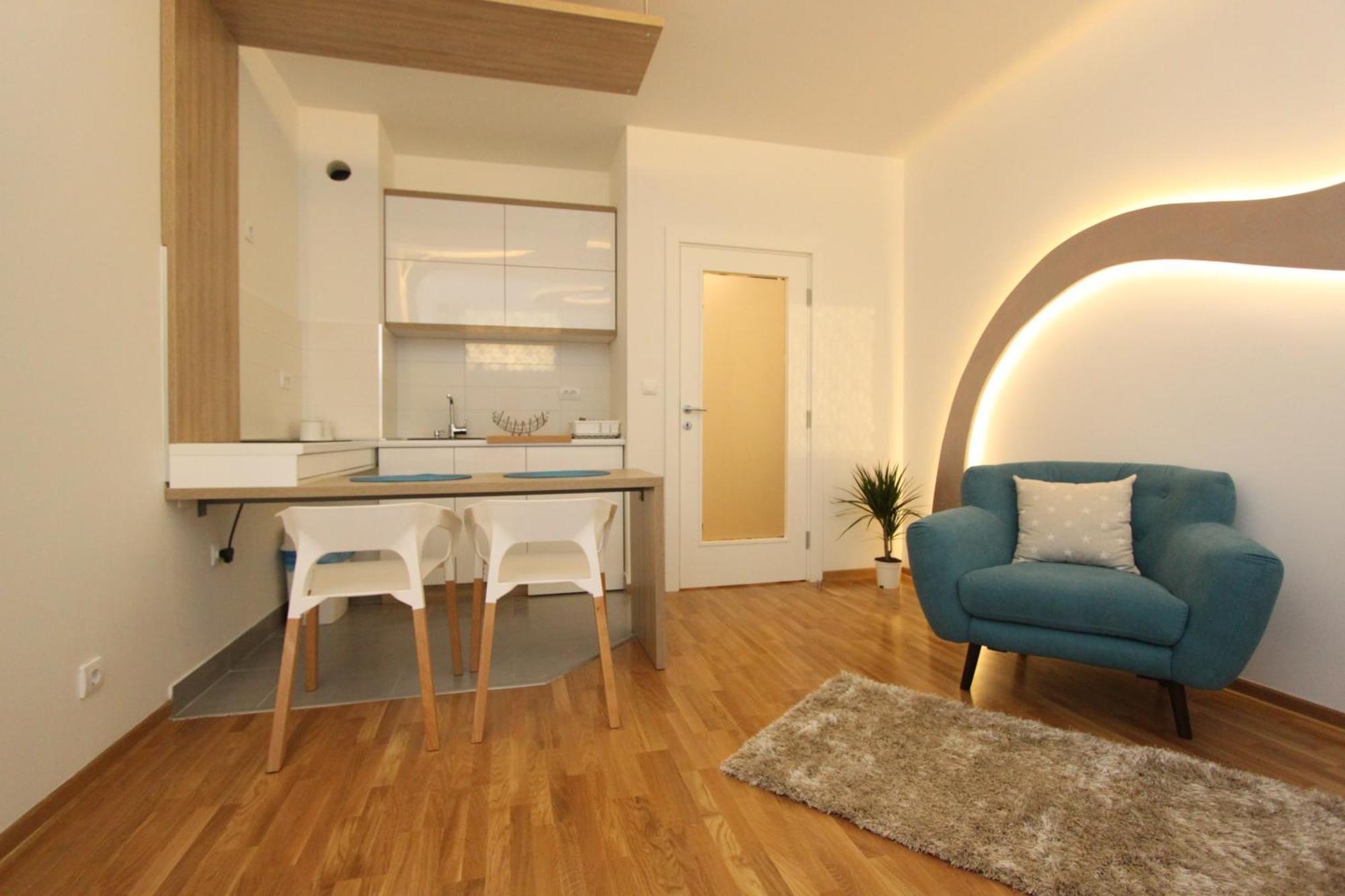 Riviera New Belgrade Apartment, Parking 5 Eur Per Day Kültér fotó